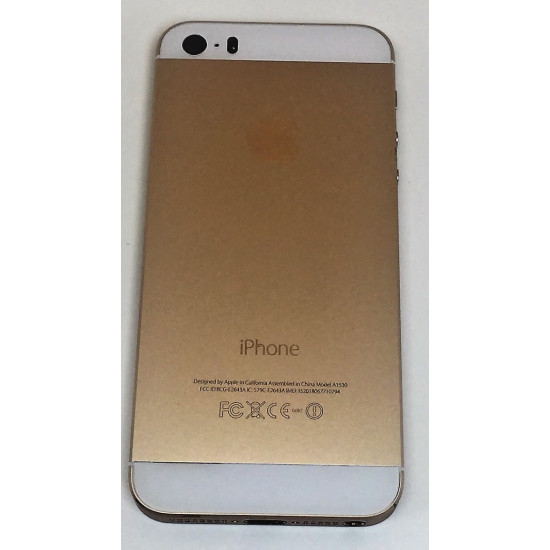 Tampa Traseira Completo Apple Iphone 5s Dourado